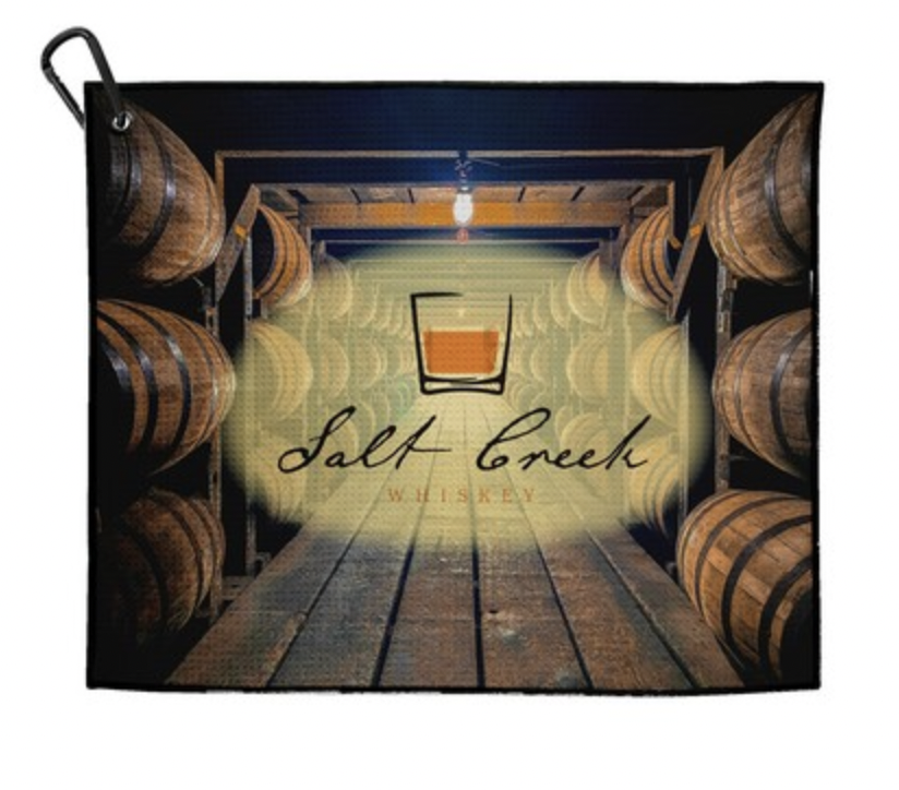 16 x 19 Microfiber Towel- Full Color Sublimation with carabiner