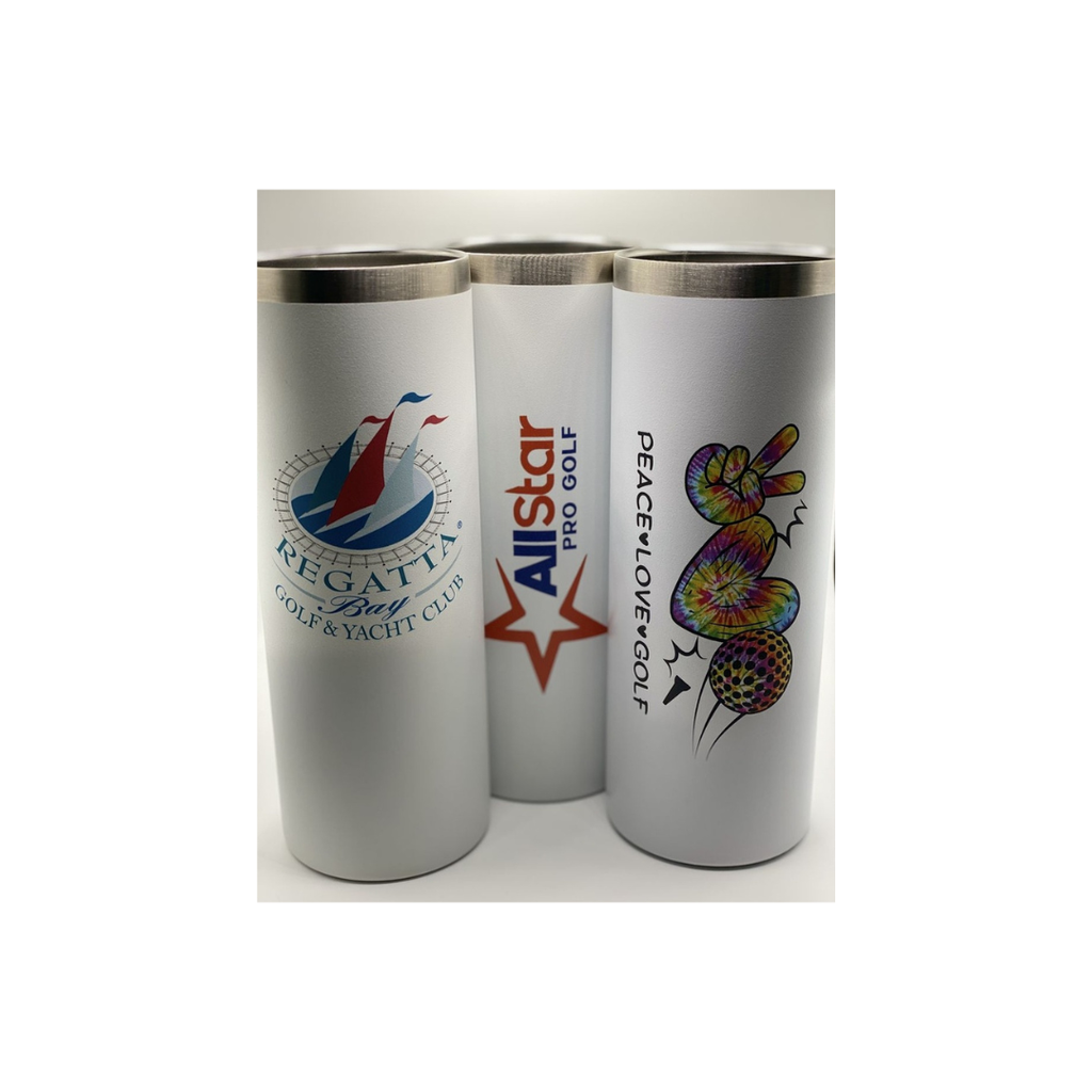 Skinny Tumbler- 20 ounce with logo