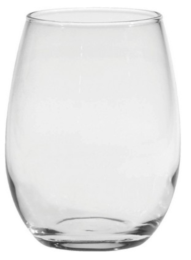 Etched Stemless Wine Glass - 20.5