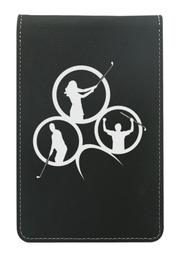 Leatherette Scorecard Holder with Laser Engraving