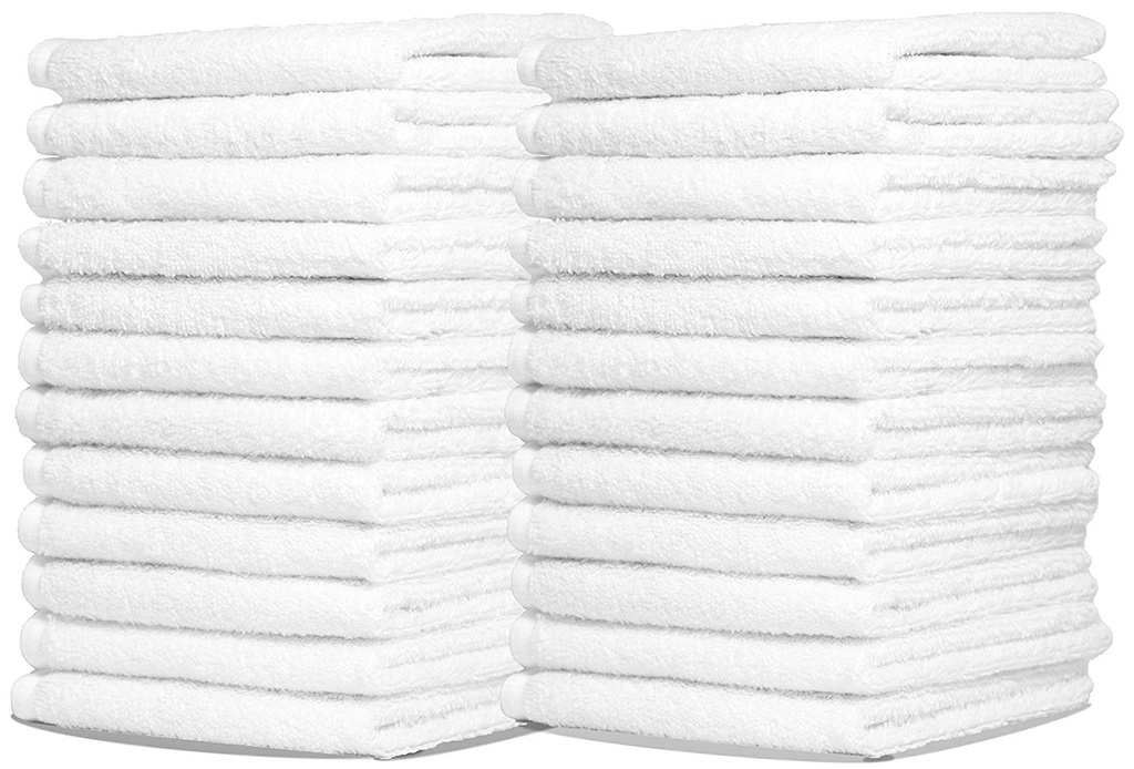 [14-1212HT-D05] ​​12X12 Titan    Hand Towel - Doz White-