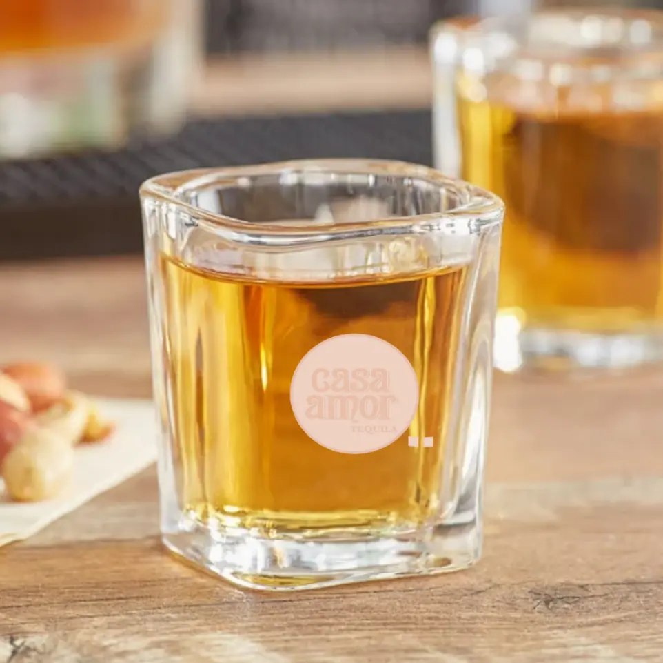 Custom Etched Golf Shot Glass
