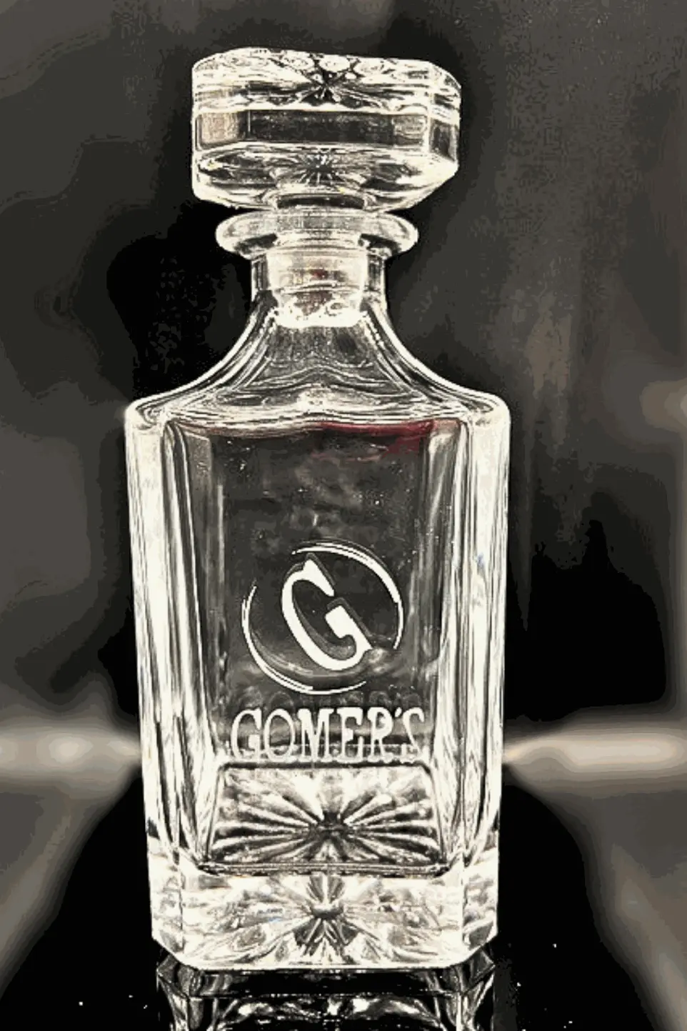 Custom Etched Decanter