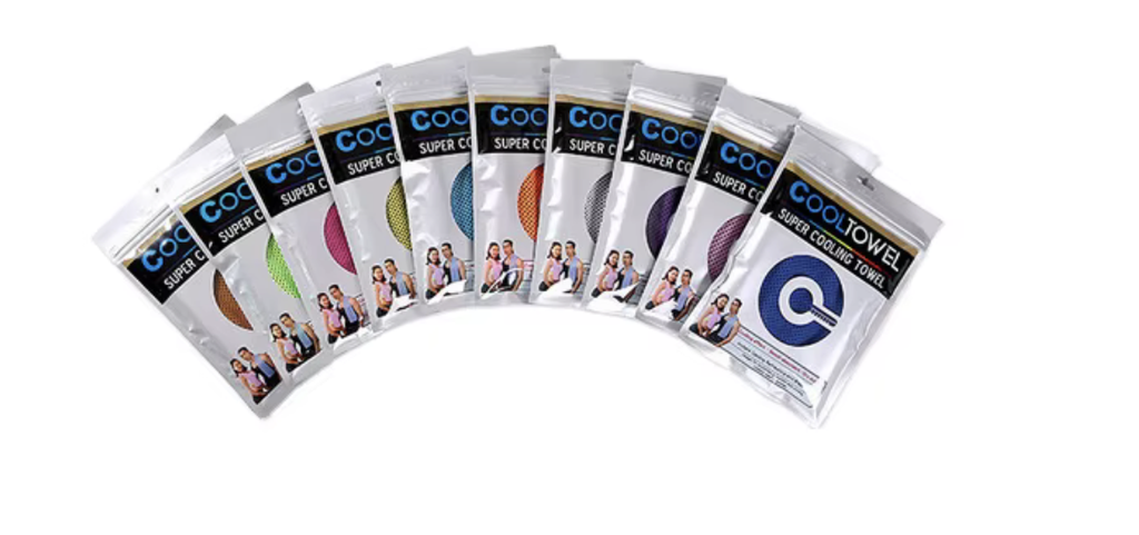 12x35 Cooling Towel in retail pouch 