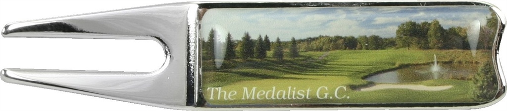 ​​Bent Tab Divot Repair Tool - Domed