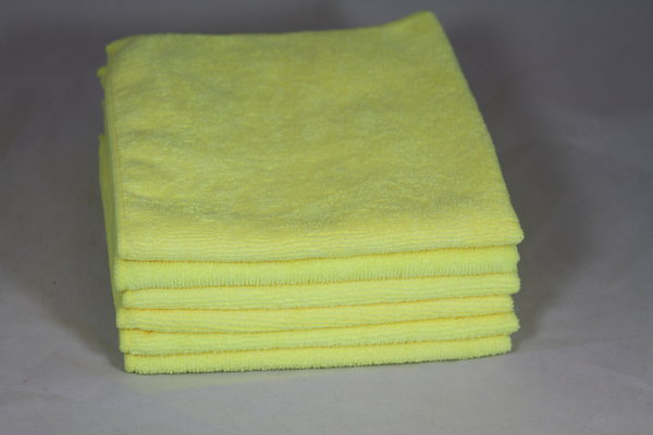 ​​16X16 Microfiber Towel - Yellow