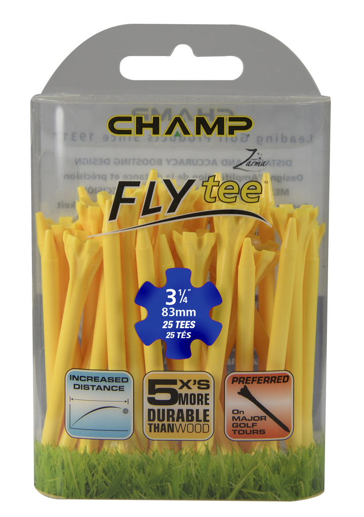 ​​Pack Of 25 - 3 1/4 Yellow Flytee