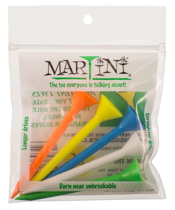 ​​Martini Tee - **2 3/4  5-Pack (Mix)