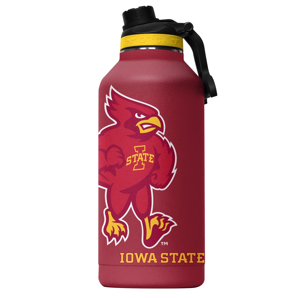 ORCA Hydra 66 oz. Crimson/Yellow/Black Mascot Iowa State