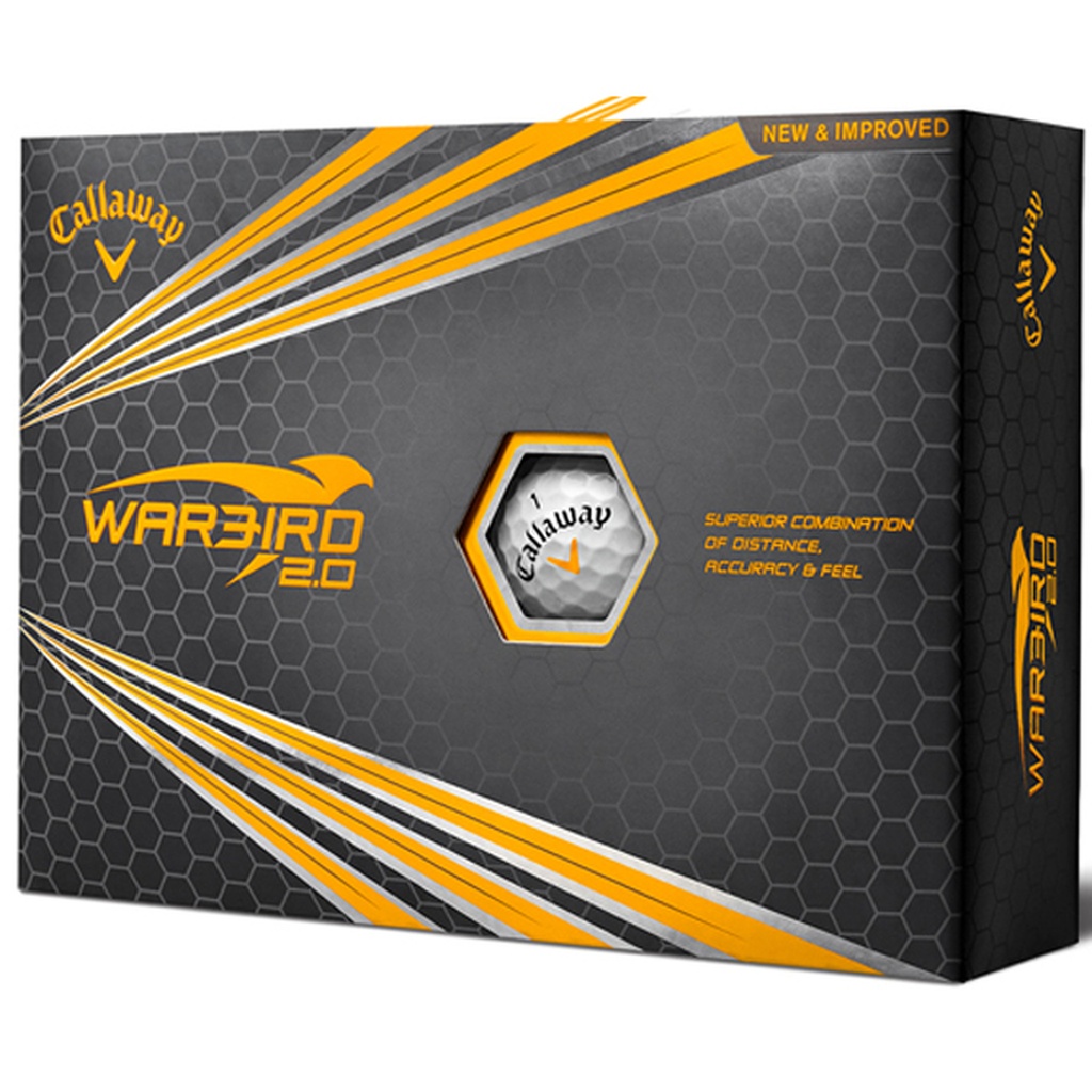 ​​Logoed Golf Balls - Callaway Warbird Distance Plus - Dozen