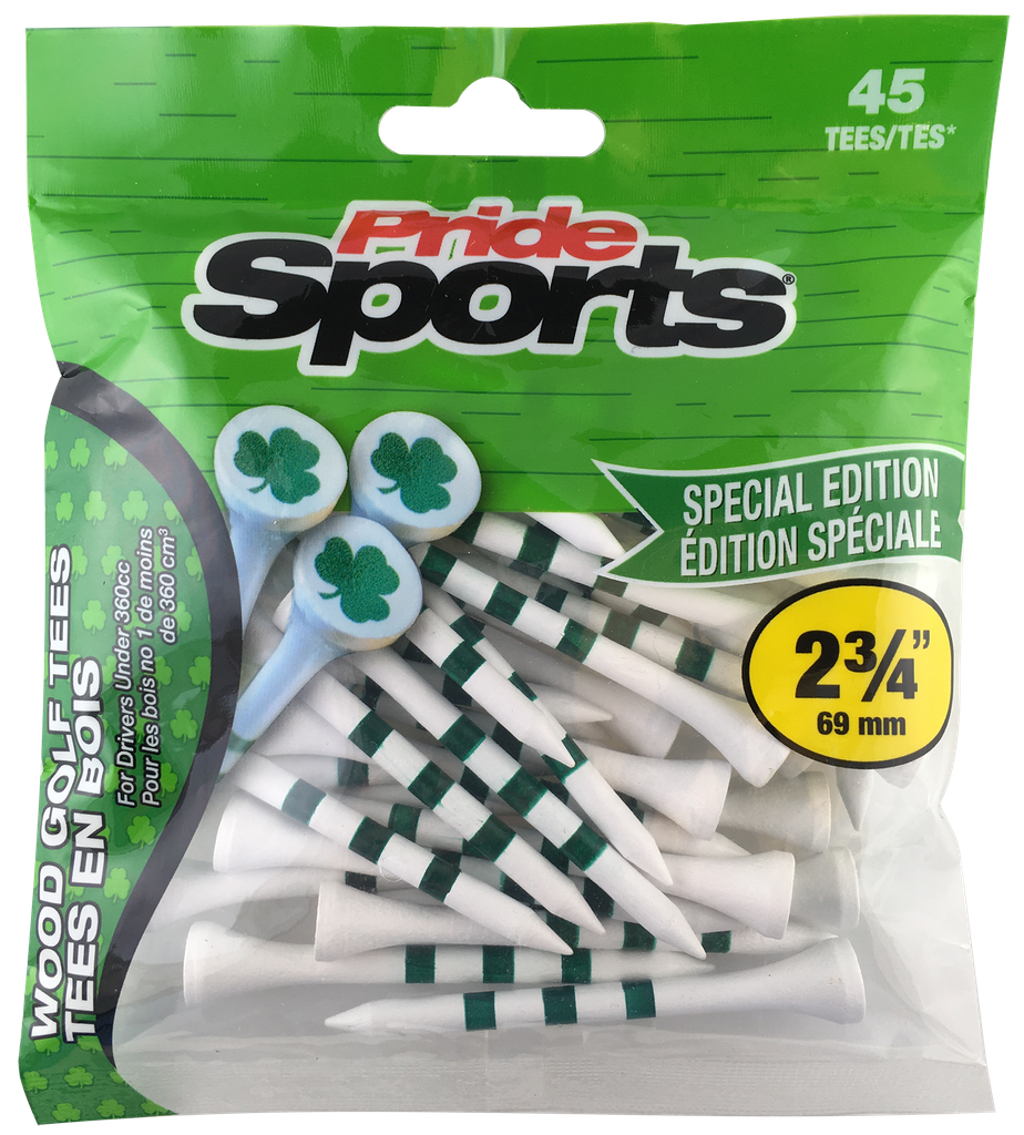 Bag of 45 2 3/4" Shamrock Novelty Tee