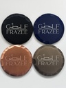 Hammered ball markers - etched