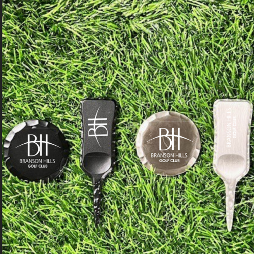 Hammered single-pronged repair tool w/thumb rest - etched