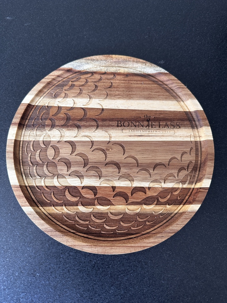 Acacia Wood Round Cutting Board - 11.5"