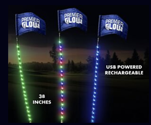 38" Premium LED Flag Stick