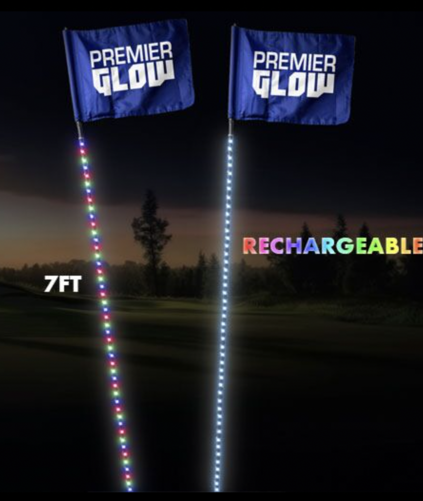 7' Premium LED Flag Stick