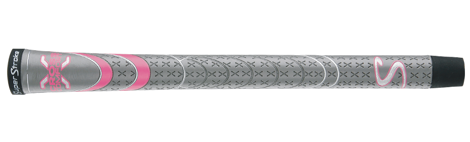 [05-SS980] ​​Super Stroke Cross Comfort Swing Grip - Grey/Pink - Undersize