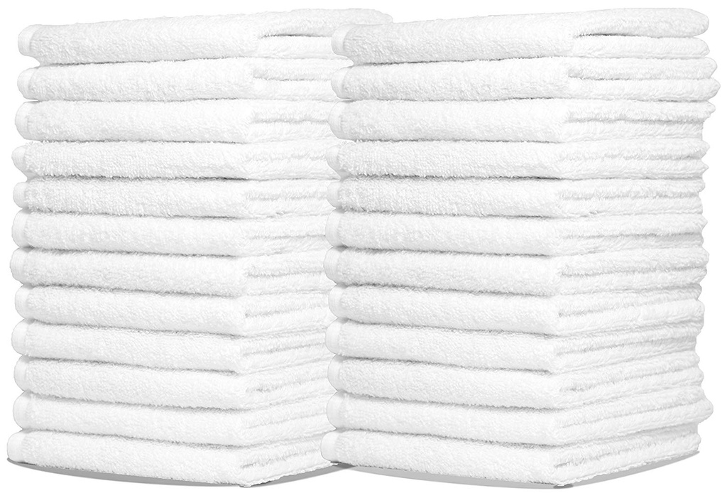 [14-1212HT-D05] ​​12X12 Titan    Hand Towel - Doz White-