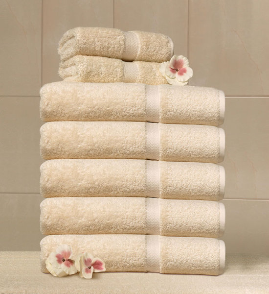 [14-1313HT-D08] ​​13X13 St.Mortiz  Hand Towel - Doz Beige