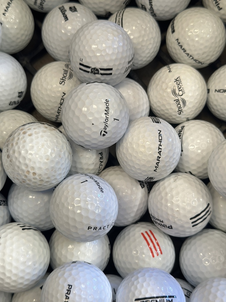 [17-RB PINNWBC] ​​Range Balls - Assorted Brands - Grade A - Bag Of 300 Balls