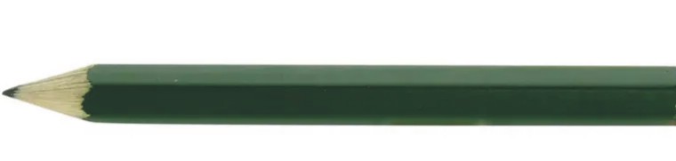 [20-PEN] ​​Hex Pencils - Green -  Plain