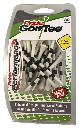 [37-EVS23430] 234 Performance Plastic Tees - 3 Blk Stripes Clamshell/30