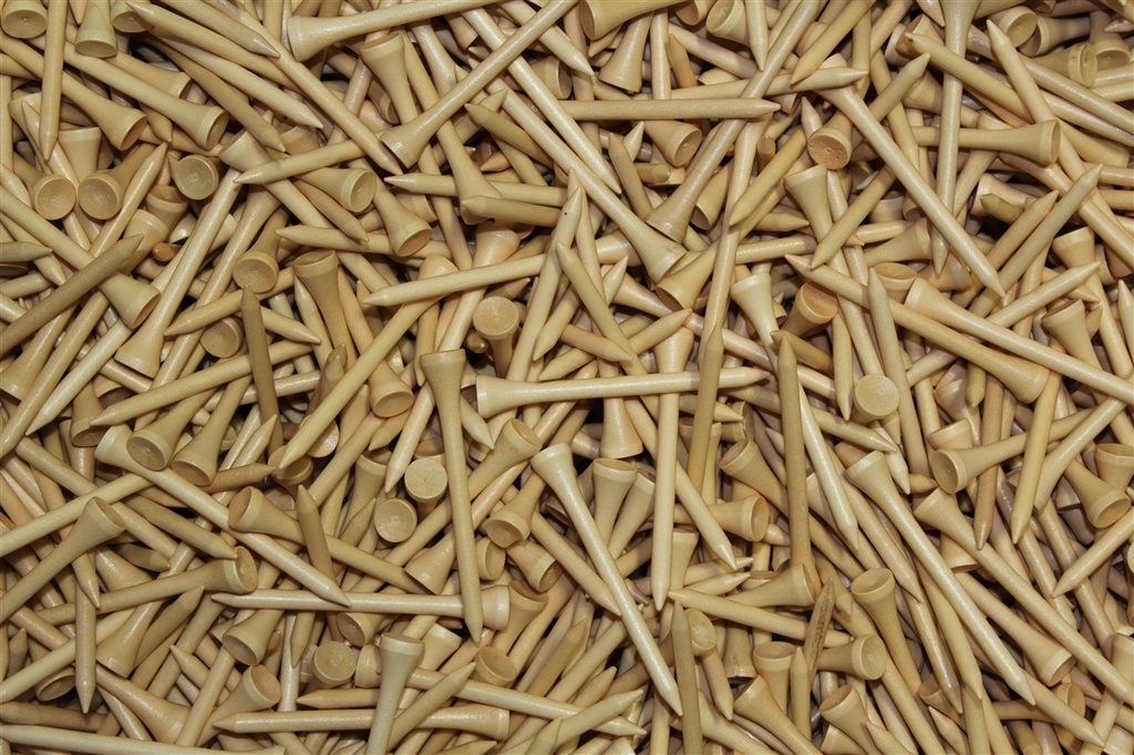 [38-B234N10] ​​Bulk 2 3/4 Natural Tees - 10,000