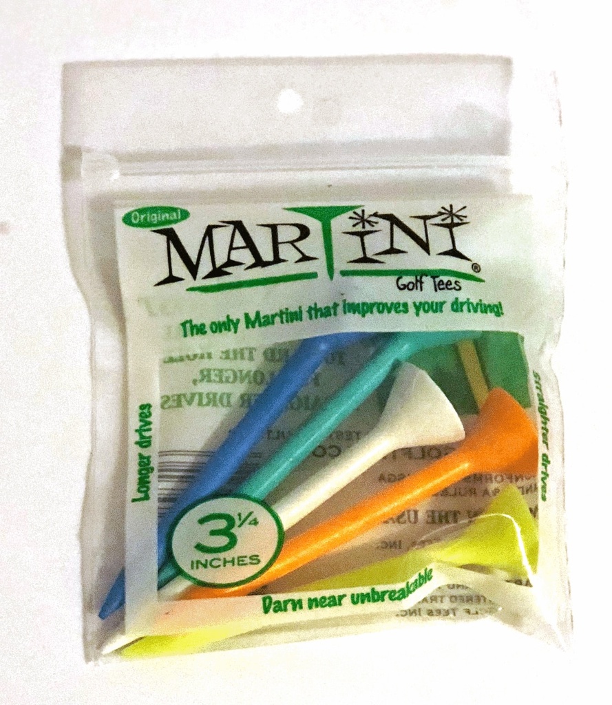 [39-MT101] ​​Martini Tee - 3 1/4 5 Pack (Mix)