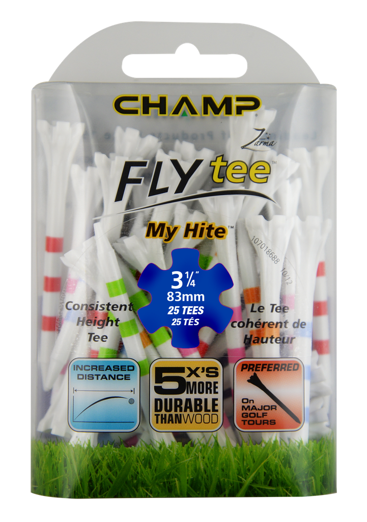[39-MyHiteP314] ​​My Hite Flytees - Pack Of 25 3 1/4&quot;