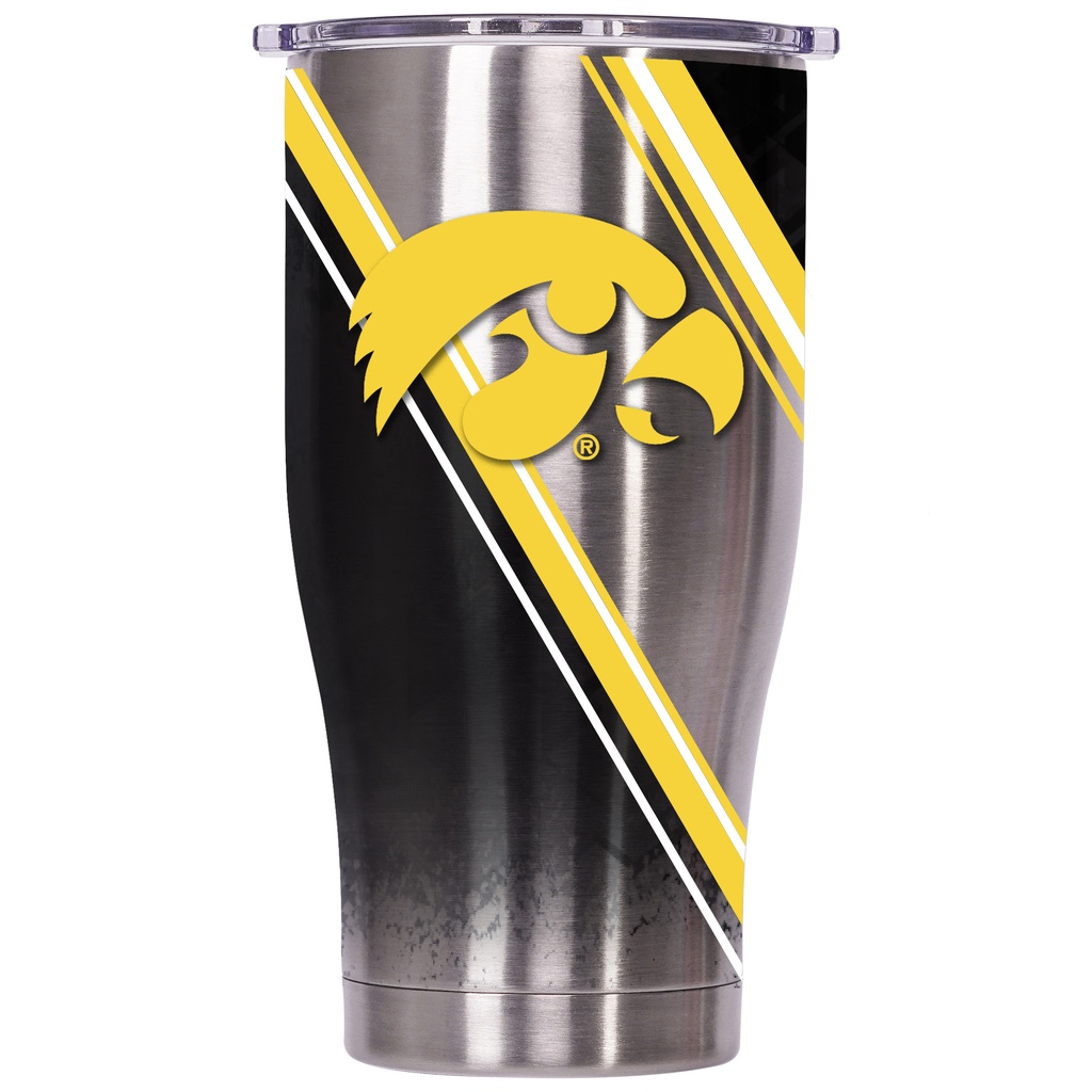 [35-ORCCH27DSWIOW] ORCA Chaser 27 oz. Double Stripe Wrap University of Iowa