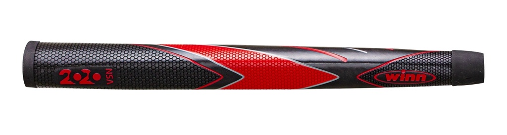 [05-WIN 68WV-BRD] Winn 2020 Vision Putter (Midsize) Black/Red