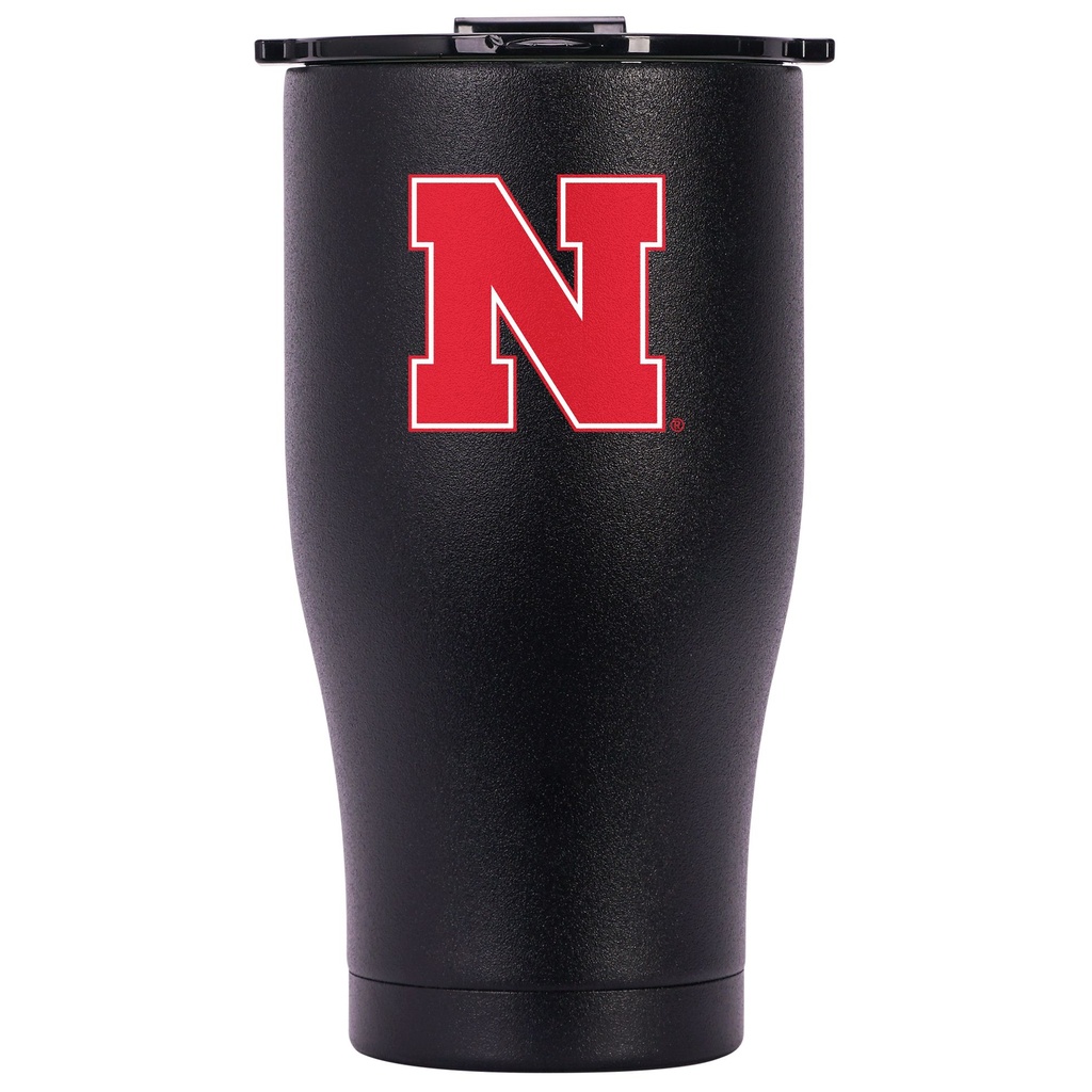 [35-ORCCH27BK/BKHUNE] ORCA Chaser 27 oz. Black/Black Color Logo University of Nebraska