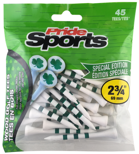 [37-PS23445S] Bag of 45 2 3/4" Shamrock Novelty Tee