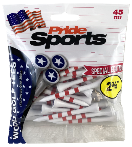 [37-PS23455STAR] Bag of 45 234 Stars and Stripes Novelty Tee