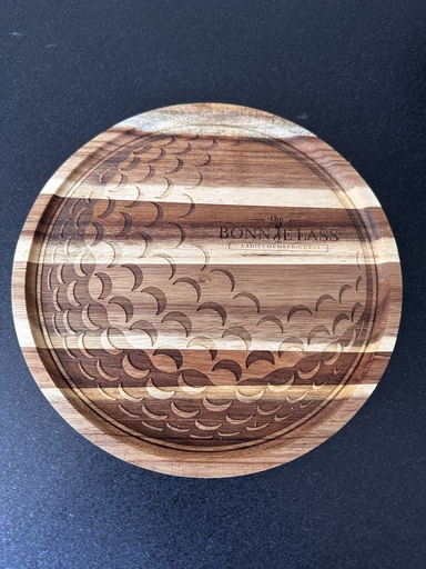 [35-RoundCuttingBoard11.5] Acacia Wood Round Cutting Board - 11.5"